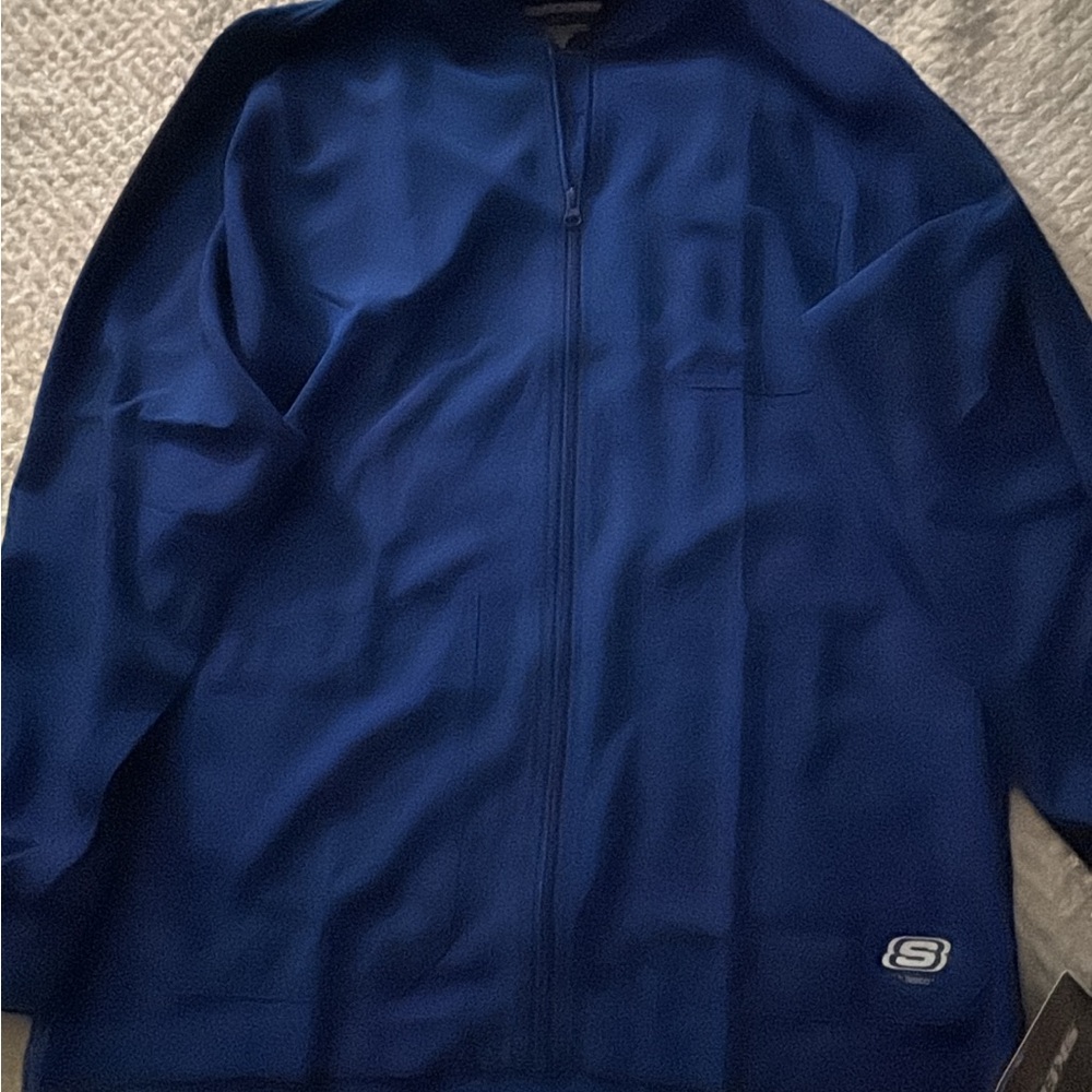 Skechers Royal Blue Full-Zip Jacket